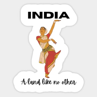 I Love India Sticker